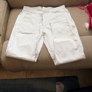 Levi’s White crop jeans